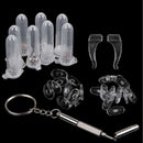 Glasses Optical Repair Tool Assortment Kit Screw Nut Nose Pad Set Durable E V5N9
