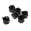 6xPlastic Surf Single Replacement for  Compatible Surfboard Fin Plug Side