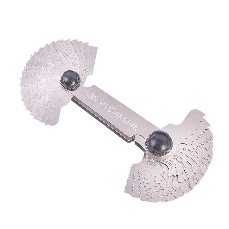 52Pcs 60&50 Degree Metric Screw Thread Pitch Gauge Blade Gage For Measuring T Gw