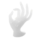 Hand Jewelry Display Holder Bracelet Support Portable (White) D5K7