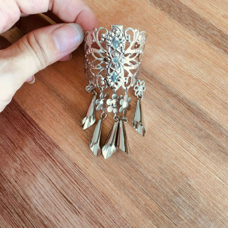 Women Alloy Comb Hair Clips Pin Flower Hairpins Bell Tassel Hairpin Accessories