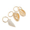 50pcs Hair  Braid Rings Shell Feather Cross Hair Loops Clips Accessories