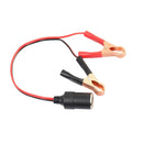 14" Clip-On Car  Lighter Power Socket Adapter W/ Clip Connector 12V