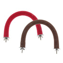 Bird Perch Nature Wood Stand for Small Medium Large Parrots - 2 Pcs Different