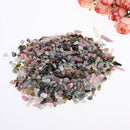 100g 3-5mm Brazil Assorted Color Tourmaline Round Cut Natural Crystal Stone