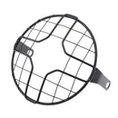 Motorcycle Headlight Grill Cover 7 inches Headlamp Billet for Motorbike