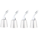 4 Pack Wine Stopper Stainless Steel, Champagne Stopper Expansion Beverage S