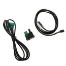 Aux In Switch With USB Wire Cable Adapter For BMW 3 5 Series E87 E89 E90 E91 X5