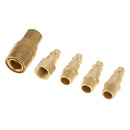 5pc 1/4 Inch NPT Coupler Adapter For Air Hose Compressor