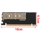 M.2 NVMe SSD NGFF to PCIE 3.0 X16 Adapter M Key Interface Card FULL SPEEDSJJC%o