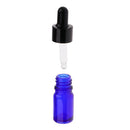 24pcs Blue Glass Bottle with Glass Dropper (5ml + 10ml) for