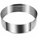 Adjustable Retractable Circular Ring Layered Cake Slice Mould DIY Cutter E9L5