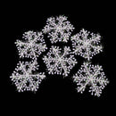 AU!90PCS 11cm White Snowflakes Decorations Christmas Tree Party Charms Ornaments