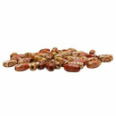 100 Pieces Oval Print Pattern Wooden Beads DIY Accessories Beads L6X8