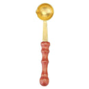 Sealing Stamp Spoon Wooden Handle Wax Melting Spoons for Cards Scrapbooking Tool