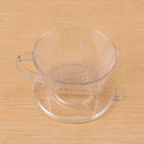 Clear Coffee Filter Cup Cone Drip Dripper Maker Brewer Holder Plastic Reusable3C