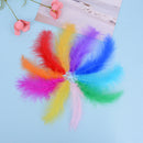 50pcs/set turkey feathers 10-15cm chicken plumes for carnival diy craft decor â„–[