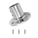 2pcs 316 Stainless Steel Yacht Boat Rail Fitting 1inch 90 Degree Round Stanchion