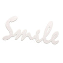 2pcs Smile Letter Sign Wall Decor for Home Wedding Wooden Letters Alphabet
