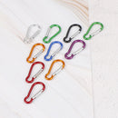 5x/Set Random No.5 Aluminum Alloy Gourdshaped Outdoor Sport Clasp Small Clas Gw