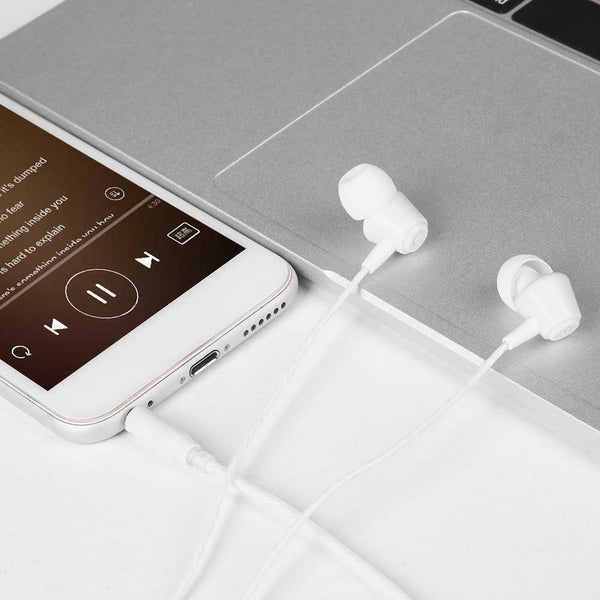In-Ear Earphone Deep Bass Sound Stereo Music 3.5mm Wired Noise Reduction Earbuds