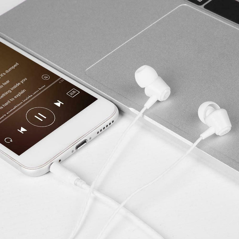 In-Ear Earphone Deep Bass Sound Stereo Music 3.5mm Wired Noise Reduction Earbuds