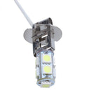 2PCS Car H3 Socket 9 White 5050-SMD LED Foglight Fog Light Lamp DC 12V