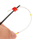10Pcs Mini Winter Ice Fishing Rod Top Tip 13CM Carbon Fiber Winter Fishing  J2B7