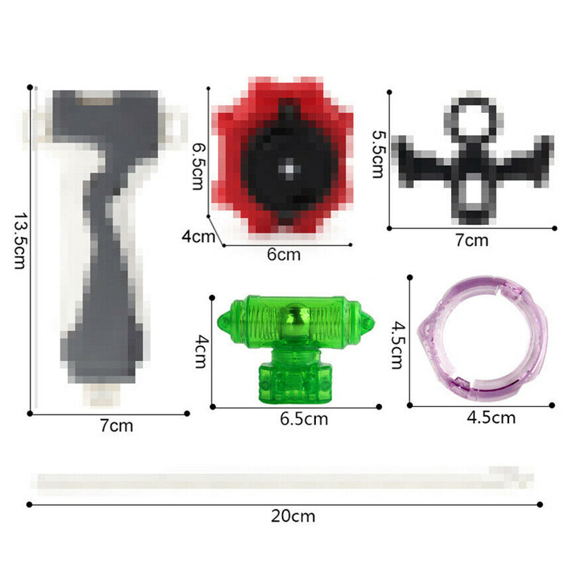 Beyblade Top Set Spinning Metal Fusion Fight Master Launcher Accessories Gift