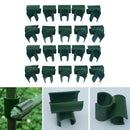 20PCS PLANT TRELLIS CONNECTOR CLIP ADJUSTABLE PLANT CROSS CONNECTOR STAKE CLIPS