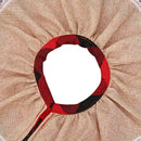 Christmas Cloth Cake Tree Skirt Home Outdoor Decor Plaid Carpet Floor Mat