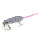 2pcs Multi-joint Mice Rat Lure Artificial Baits Hollow Body Fishing Lures