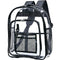 Heavy Duty Clear Backpack,Security Transparent School Backpack,See Through  P2D2
