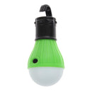 2 PCS Outdoor Hanging 3LED Camping Tent Light Bulb Fishing Lamp(Green)
