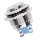 22mm 1NO Car Metal Waterproof ON OFF Horn Switch Button Screw Car Modified