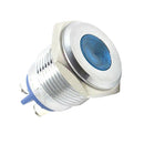 16mm 12V LED Indicator Instrument Panel Light Lamp with Wire Blue Light