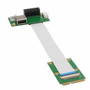 1X(Mini Pci-E To Usb Pci-E Express 1X Riser Extender Adapter Card+15/25Cm F