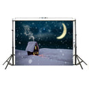 Christmas House Photography Background Cloth Backdrop Photographic Props