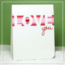 Greeting Words love Metal Cutting Dies For DIY Scrapbooking Card Craft Decor ME