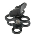 1 Inch Underwater Ball Clamp 3 Holes Easy Releasing Mounting and Moving Around