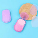 Disposable Paper Soap Travel Portable Hand Washing Cleaning Soap Pink