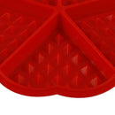 5 round heart-shaped waffle biscuit grade silicone cake mold oven microwave ov%!
