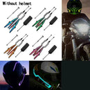Motorcycle Bike Helmet LED Light Strip Shark Style Signal Night Waterproof B0I8
