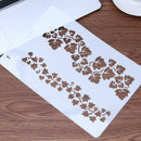 Grape Vine Lace Ruler Template DIY Photo Album Hollow Stencils Drawing Tool