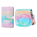 2Set Camera Case Film Camera Cover for Fuji Instax Mini 9 8 Camera & Straps
