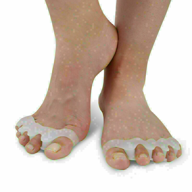 2x Gel Silicone toe separator Bunion Guard Foot Toe korrektu Toe J0Y3 Y4N1