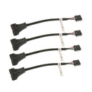 4x USB 3.0 20-pin to USB 2.0 Motherboard 9 pin Internal Cable Adapter Connector