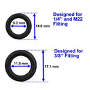 Power Pressure Washer Rubber O-Rings For 1/4 Inch,3/8 Inch,M22 Quick Connec F7J8