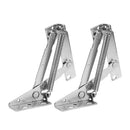 2pcs 80 Degree Sprung Hinges Cabinet Door Lift Up Stay Flap Top Support