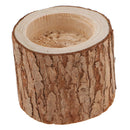 Wooden Tea Light Candle Holders Wood Candlestick Valentines Gift-5cm